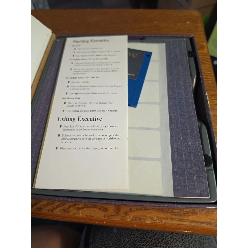 Word Perfect Executive PC Computer Program Software 3.5